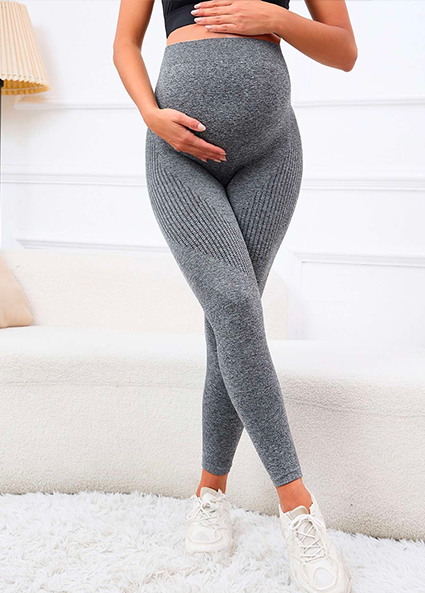 Calzas Maternal Active Mom Gris
